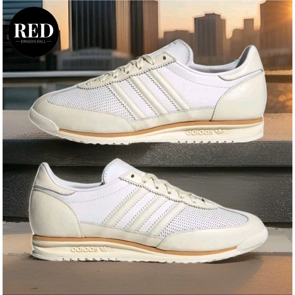 Adidas Originals SL 72 OG Casual Shoes Ivory Off White JH9887 - Women's Size 9.5